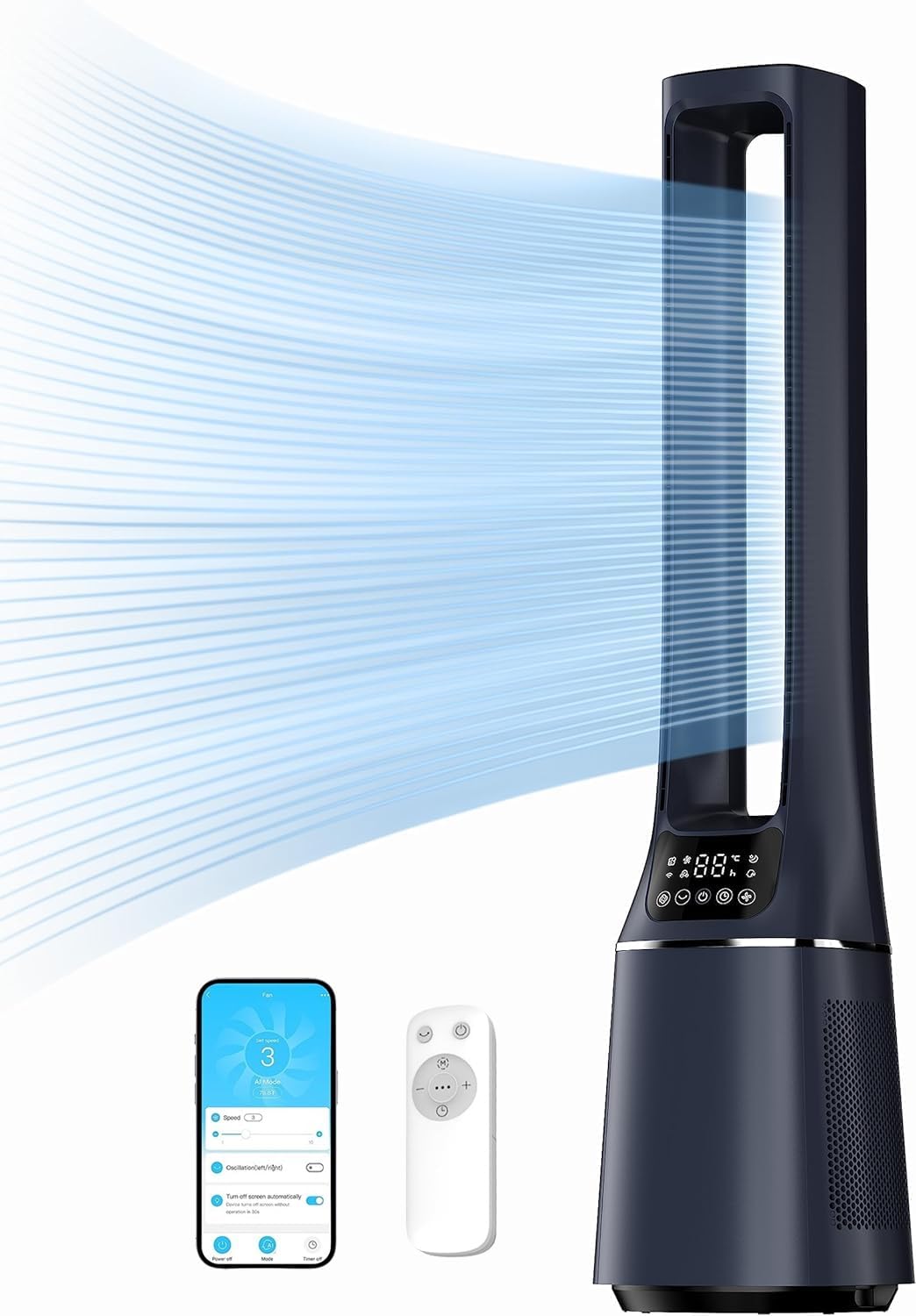 2-in-1 Tower Fan and Air Purifier MFP-120i (BL)