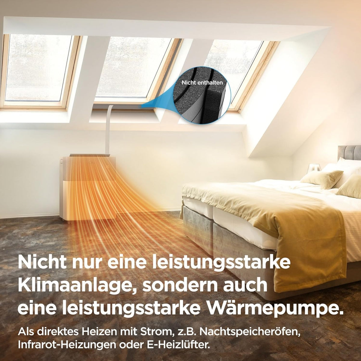 Midea mobile Split-Klimaanlage PortaSplit 12.000 BTU / 3,5kW