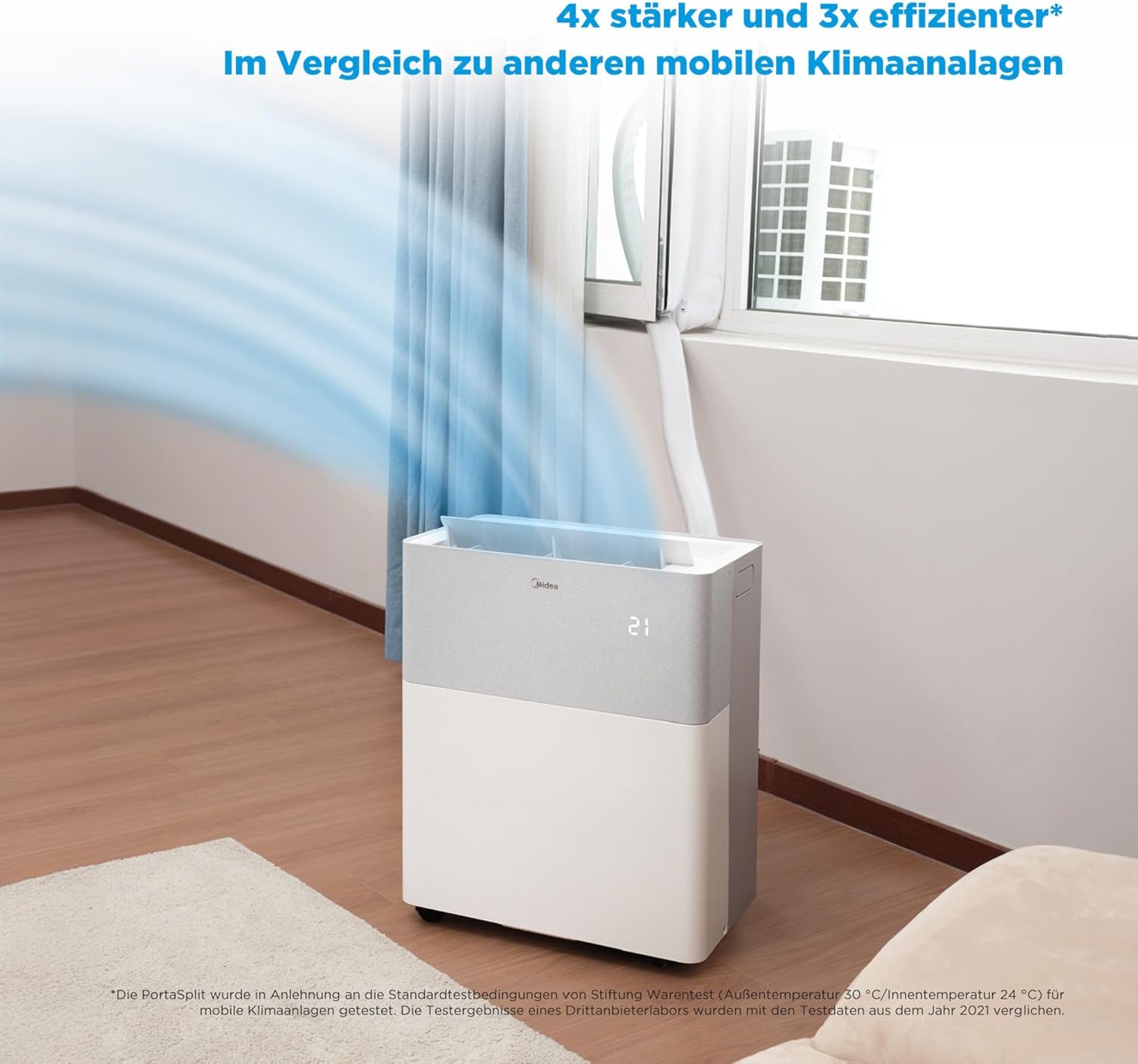 More comfort than with classic monobloc devices