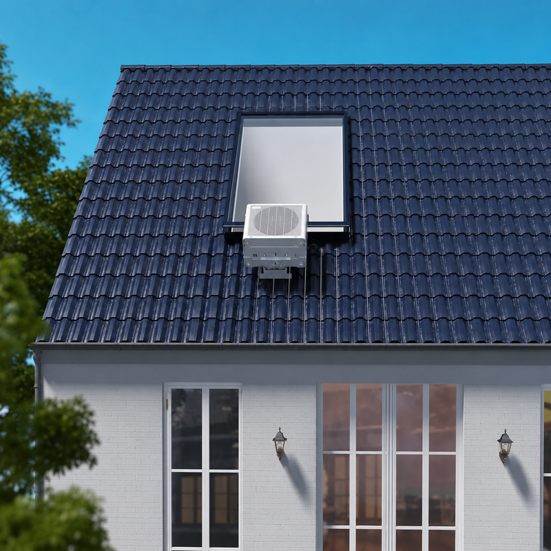 Midea Universalhalterung PortaSplit für Dachfenster & französischer Balkon